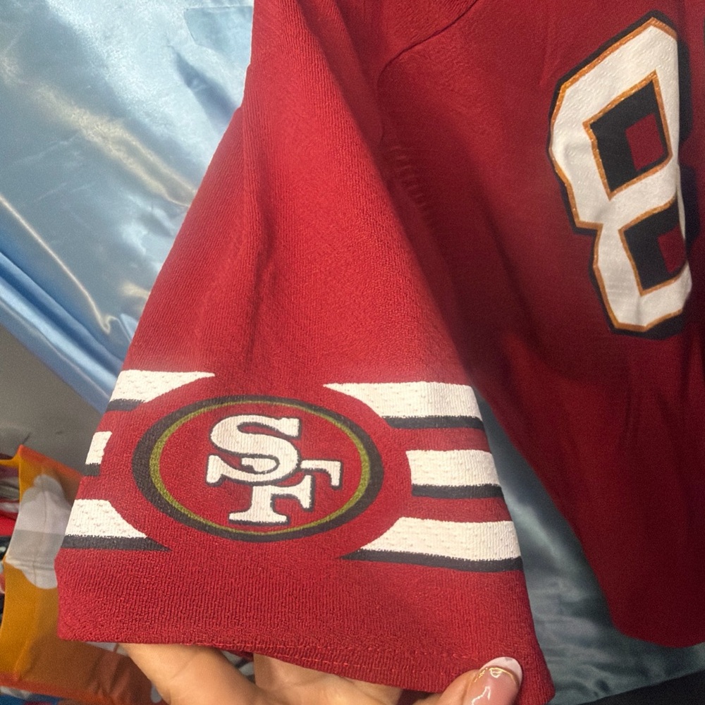 Jerry Rice #80 San Francisco 49ers NFL Football Jersey Youth L/XL - Picture 6 of 8